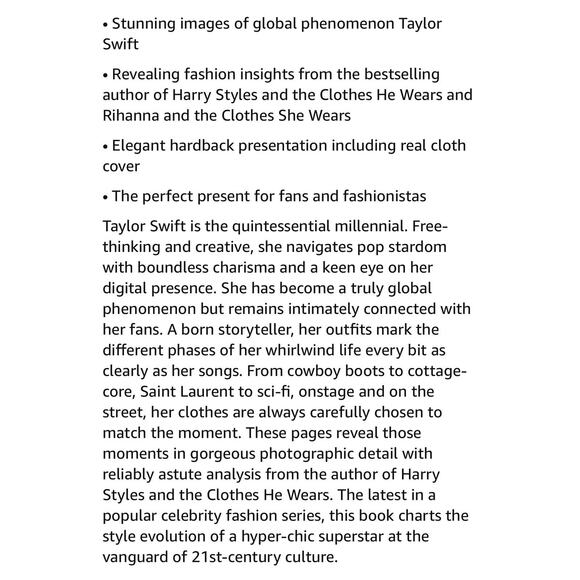 Taylor Swift : And the Clothes She Wears by Terry Newman (2023, Hardcover) NIP - Picture 4 of 4